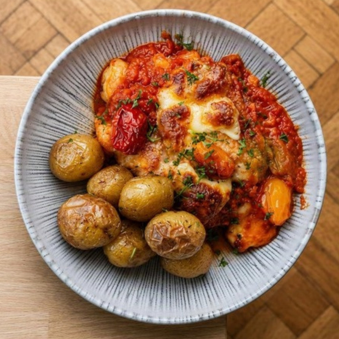 Chicken parmigiana bij Arno's to go in Beveren