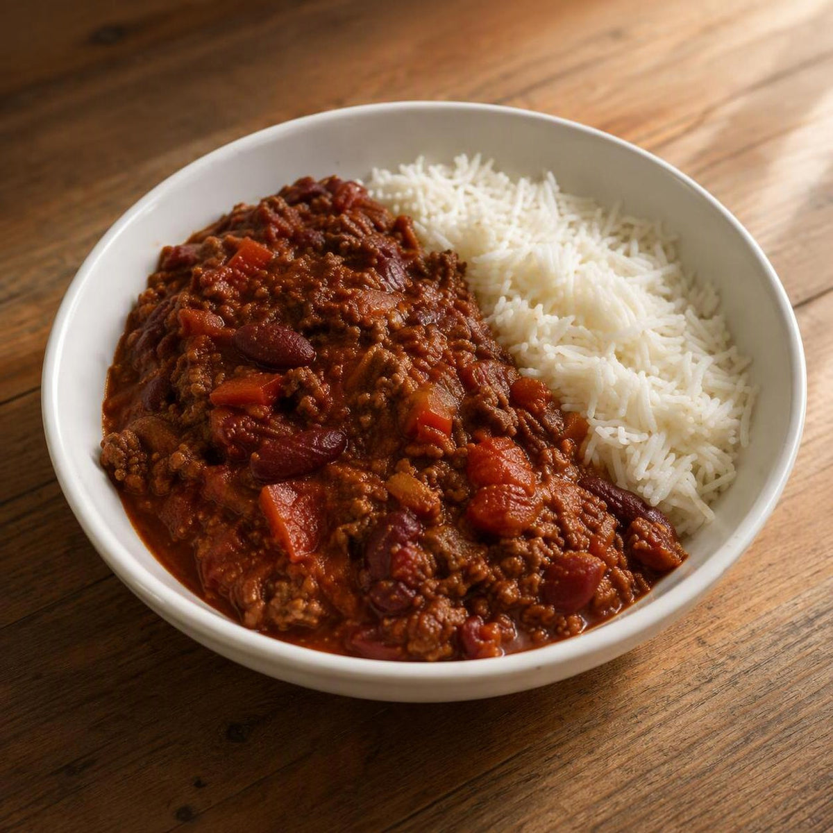 Chili con carne met basmatirijst - afhaalgerecht van Arno's to go