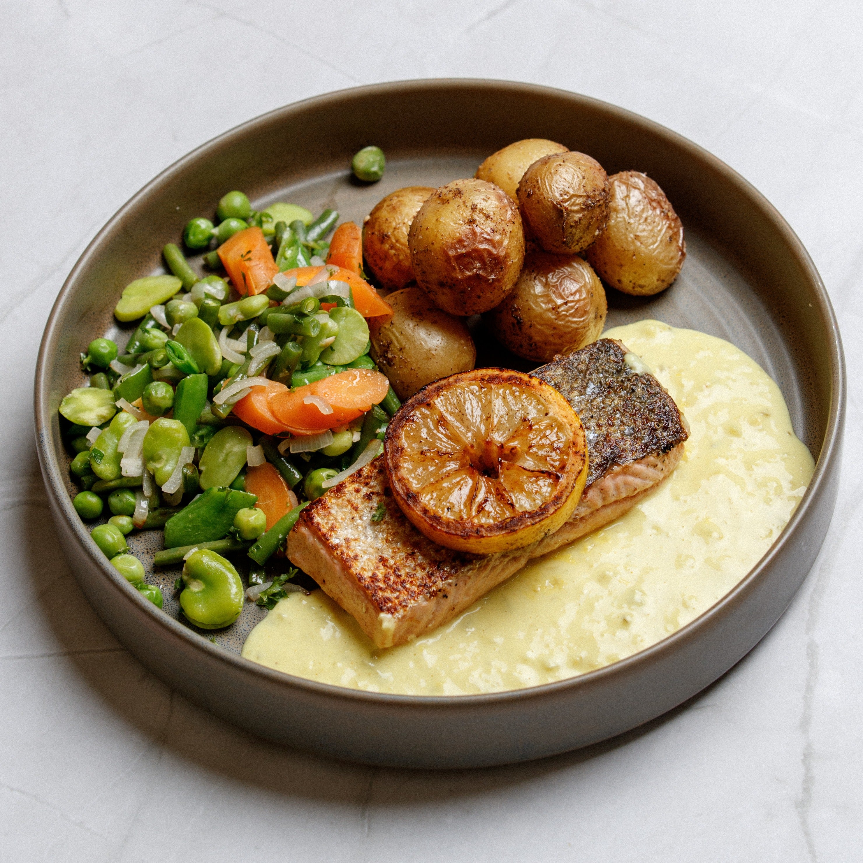 Zalm met pickelsaus | Arno’s to go Beveren